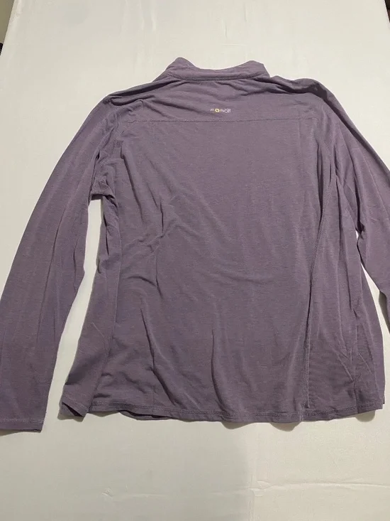 Women’s Carhartt Force 1/4 Zip Pullover, XXL Purple Heather - Picture 2 of 4